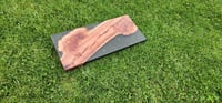 Image 8 of Brown Mallee Burl charcuterie board with smoke black resin -150
