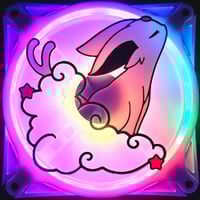 Image 1 of Pokemon Espeon Cloud and Stars Custom 3D Printed Artisan Gaming Computer Fan Grill - Moonlight Ed...