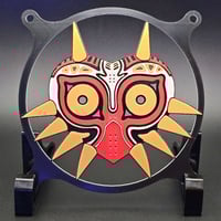 Image 3 of Nintendo Legend of Zelda Majora's Mask Skull Kid Custom 3D Printed Artisan Gaming Computer Fan Grill