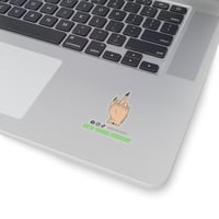 Image 2 of 'It's Your Finger' Transparent Sticker