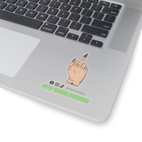 Image 3 of 'It's Your Finger' Transparent Sticker