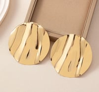 Image 1 of The Wave circle earrings 