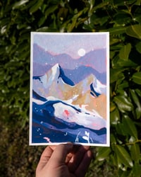 Image 1 of Pointy peak print