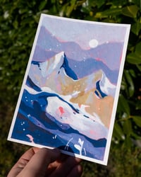 Image 2 of Pointy peak print