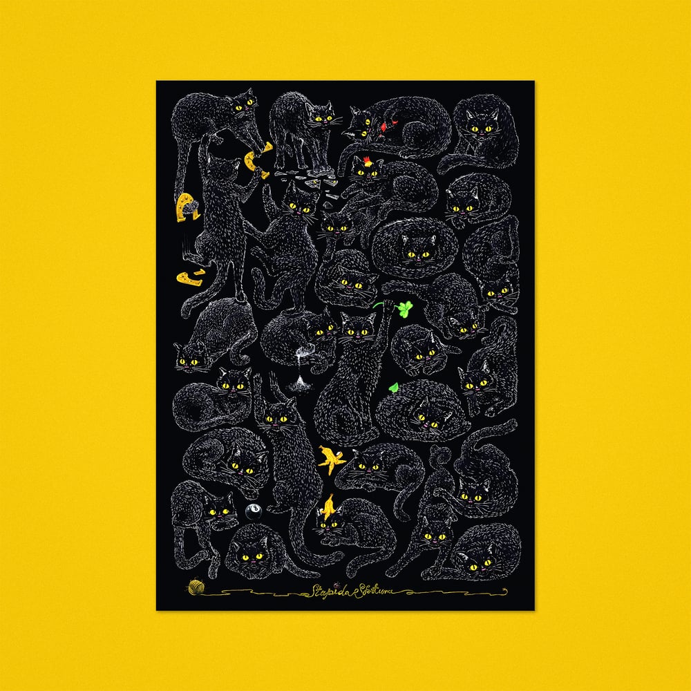 Image of FULMINACCI | POSTER GATTI DELLA FORTUNA