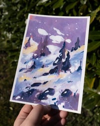 Image 2 of Windy winter print
