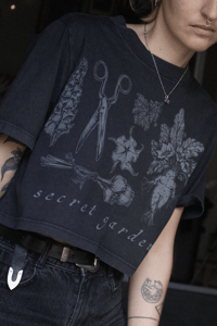 Image 1 of Secret Garden loose fit crop top