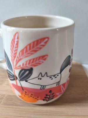 Image of   tasse anse automne loup