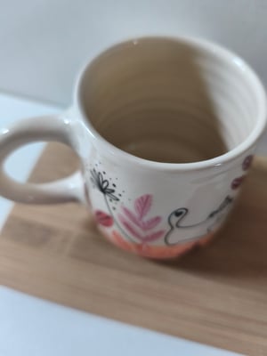 Image of   tasse anse automne chat chapeau 