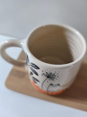 Image of  tasse anse automne chat 