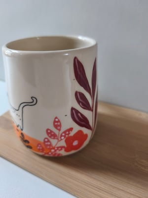 Image of  tasse anse automne chat 