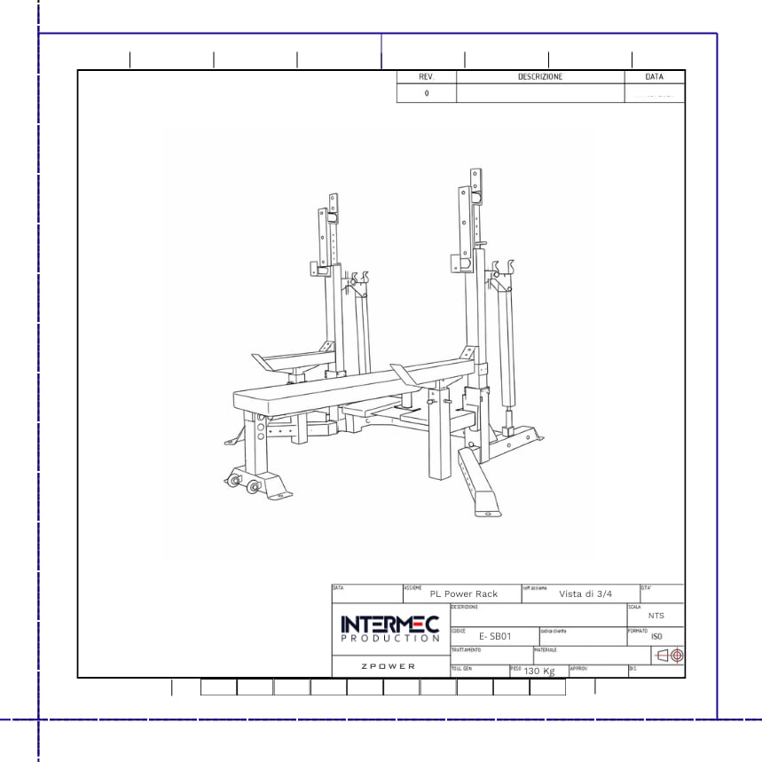 Powerlifting Rack da Competizione | ZPOWER