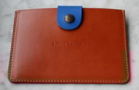 Image 3 of Card holder in orange and black