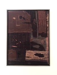 Image 3 of silk patchwork dark brown