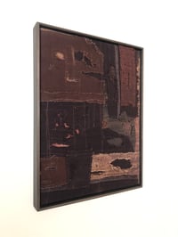 Image 1 of silk patchwork dark brown