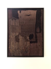 Image 3 of silk patchwork red/brown