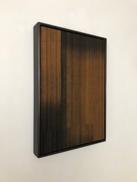 Image 1 of small silk collage (ocher)