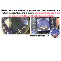 Image 3 of Flins and Durin Lenticular Tamagotchi Keychain 