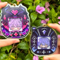 Image 5 of Flins and Durin Lenticular Tamagotchi Keychain 