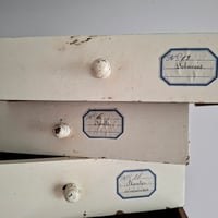 Image 3 of Weathered Little White Drawers