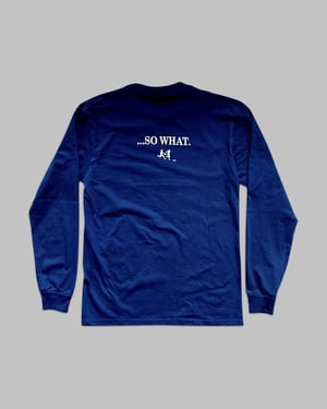 Image of Long Sleeve Navy Tee