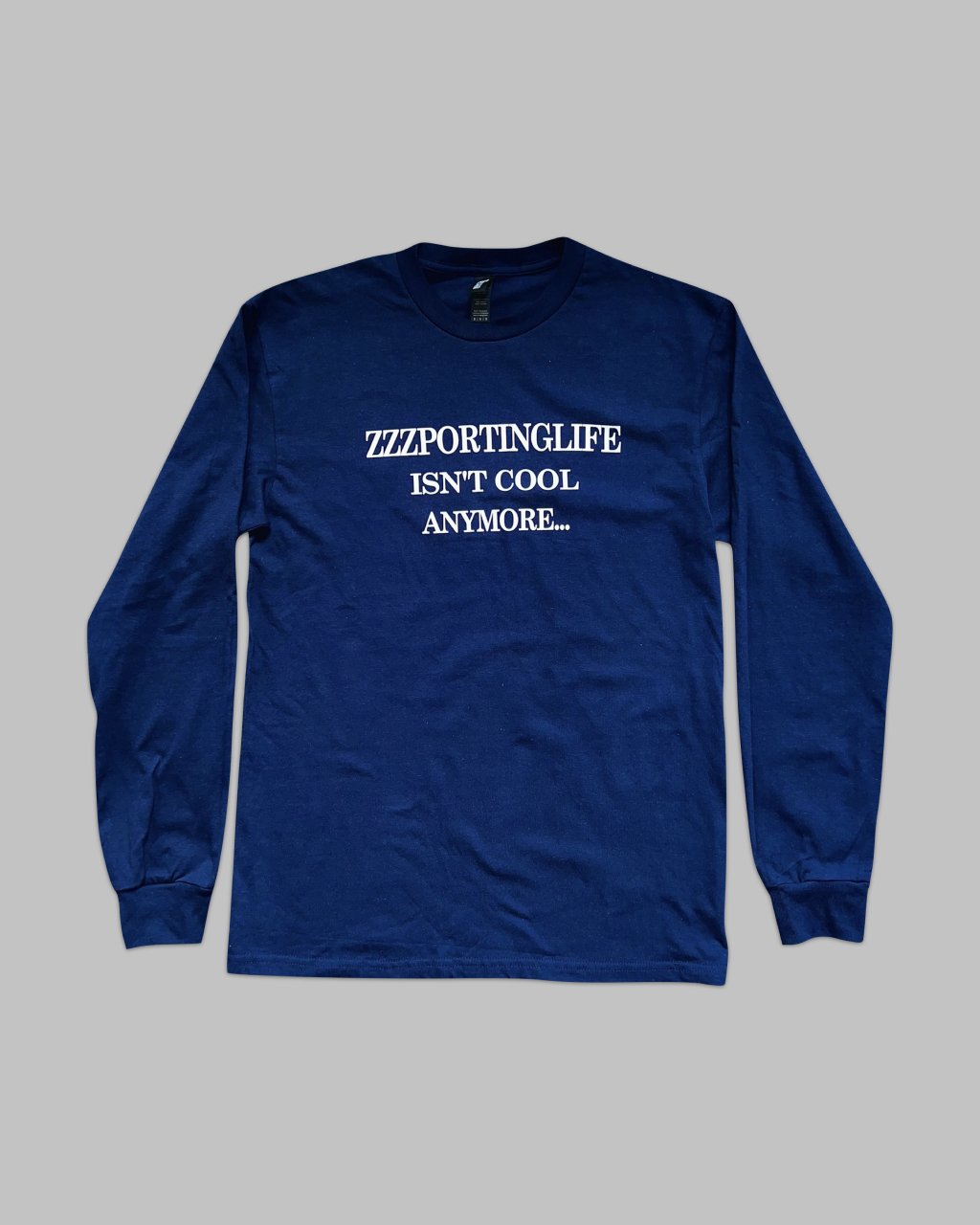 Image of Long Sleeve Navy Tee