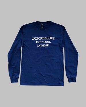 Image of Long Sleeve Navy Tee