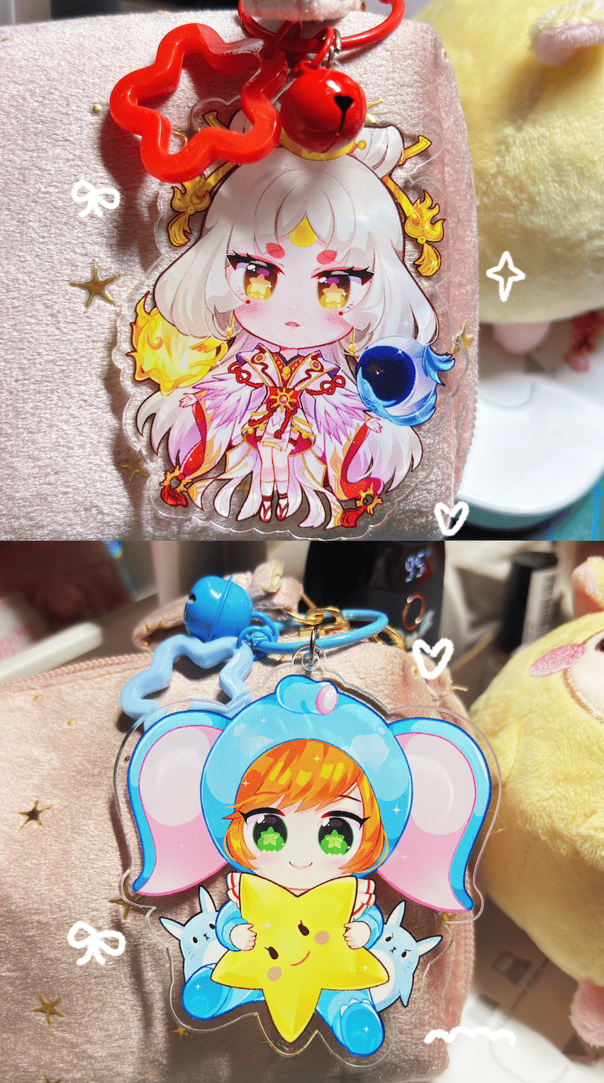 Image of Nana & Lunox keychain mobile legend