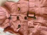 Image 2 of Denim Collared Sleeveless Dress