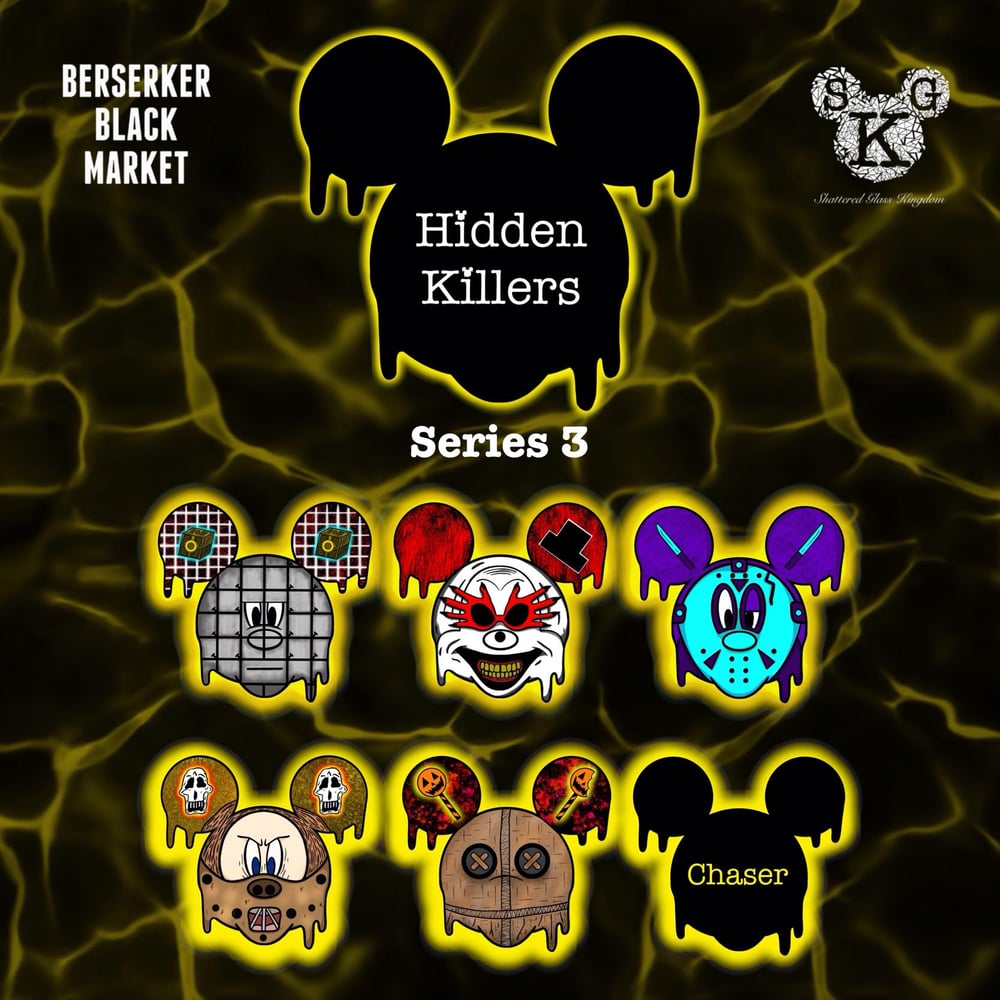 "Hidden Killers" : Series 3 Blind Bag Enamel Pins (Pre-Order)
