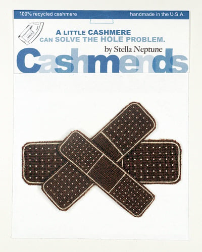 Image of Iron-on Cashmere Band-Aids - Brown