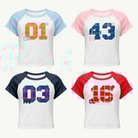 Image 1 of F1 Driver Number Baby Tee