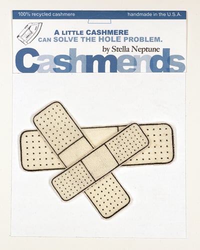 Image of Iron-on Cashmere Band-Aids - Cream