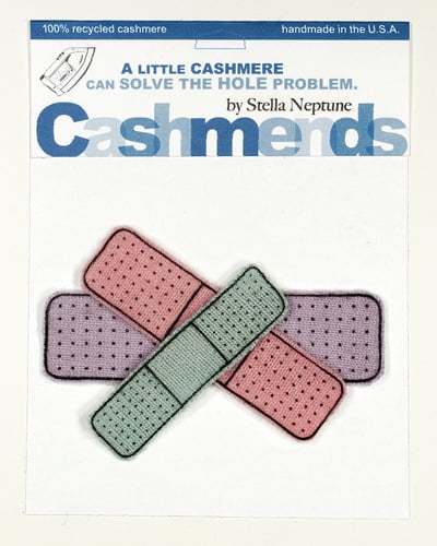 Image of Iron-on Cashmere Band-Aids - Triple Pastel
