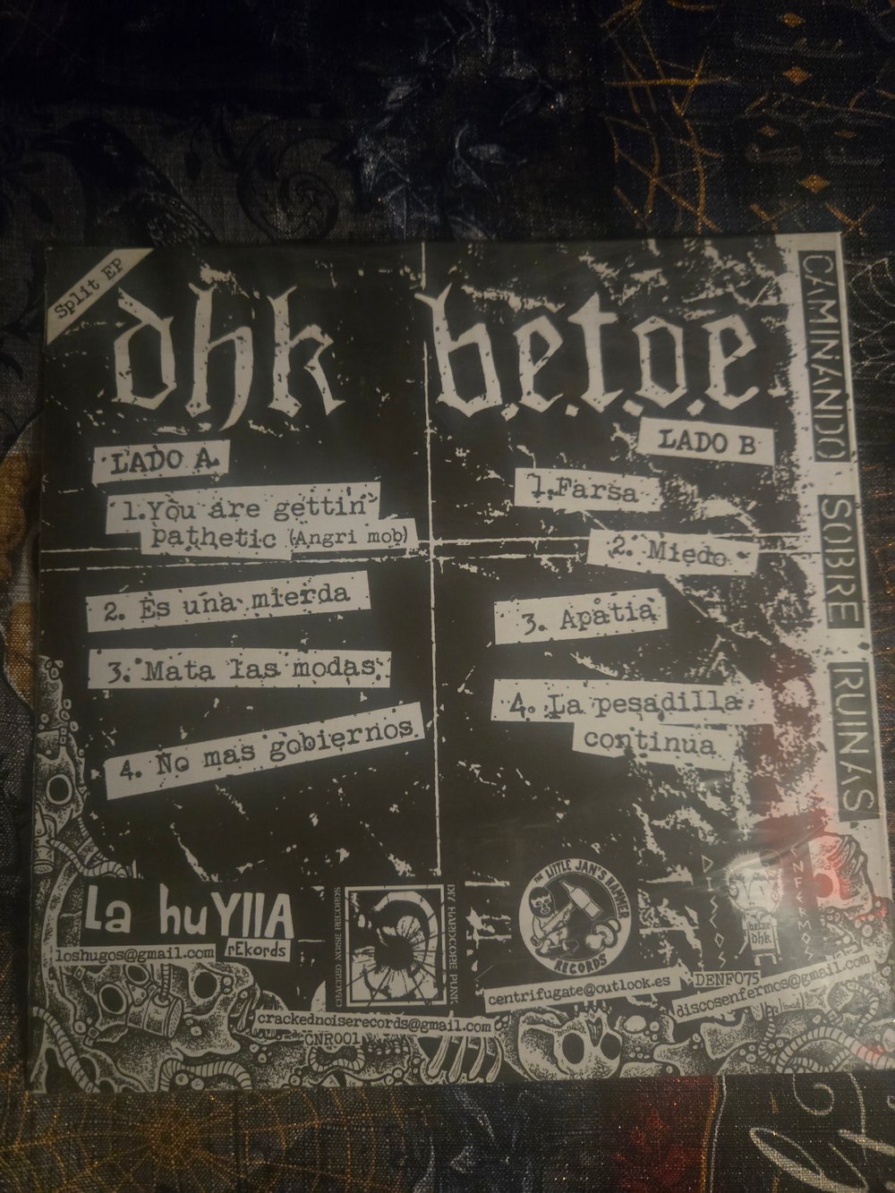 B.E.T.O.E / D.H.K split 7"