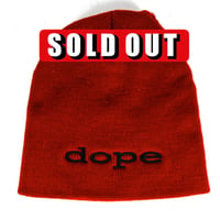 Image 1 of Dope Red/Black Beanie