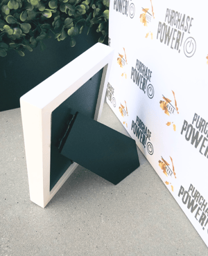 Image of "Purchase Power" (Matte White Framed Art)| "mini" Espresso Martini Portrait