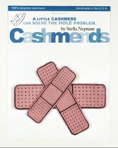 Image of Iron-on Cashmere Band-Aids - Light Pink