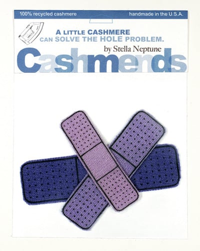 Image of Iron-on Cashmere Band-Aids - Triple Purple