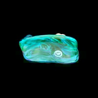 Image 2 of XXL. Wave Surfing Pacific Sea Otter #1 - Flamework Glass Sculpture Bead