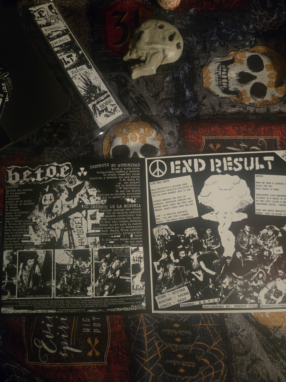 B.E.T.O.E / END RESULT  split 7"