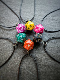 Image 2 of 20 Sided Dice Keyring / Necklace