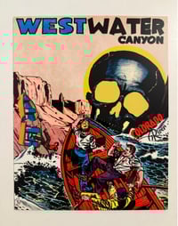 Image 2 of "West Water Canyon" Metal Print 