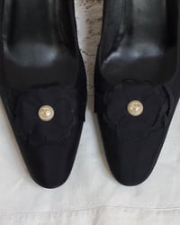 Image 4 of Chanel Camellia pearl heels