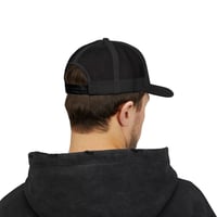 Image 4 of Trucker Cap — X-Modz Retro Racing Logo Snapback