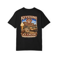 Image 4 of Keystone Ice Cream Vintage Logo T‑Shirt — Retro Creamery Graphic Tee