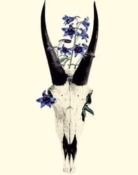 Image 3 of "Full of Poison" Oval Canvas Print 