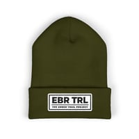 Image 1 of EBR TRL Patch Knit Hat - Embroidered Cuffed Beanie 