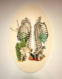 Image 1 of "Dehydration" Oval Canvas Print 