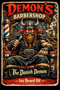 Demon's Barbershop (Nordic Flame & Barbershop Sin)